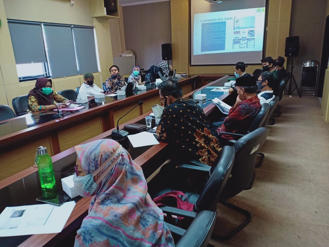 RAPAT EVALUASI PENERAPAN E-GOVERNMENT BAPPEDA KOTA SERANG