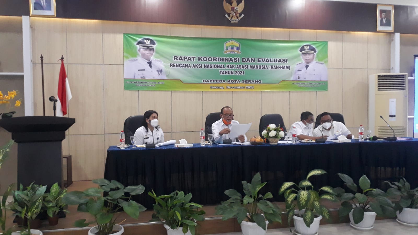 RAPAT KOORDINASI DAN EVALUASI RENCANA AKSI HAK ASASI MANUSIA TAHUN 2021