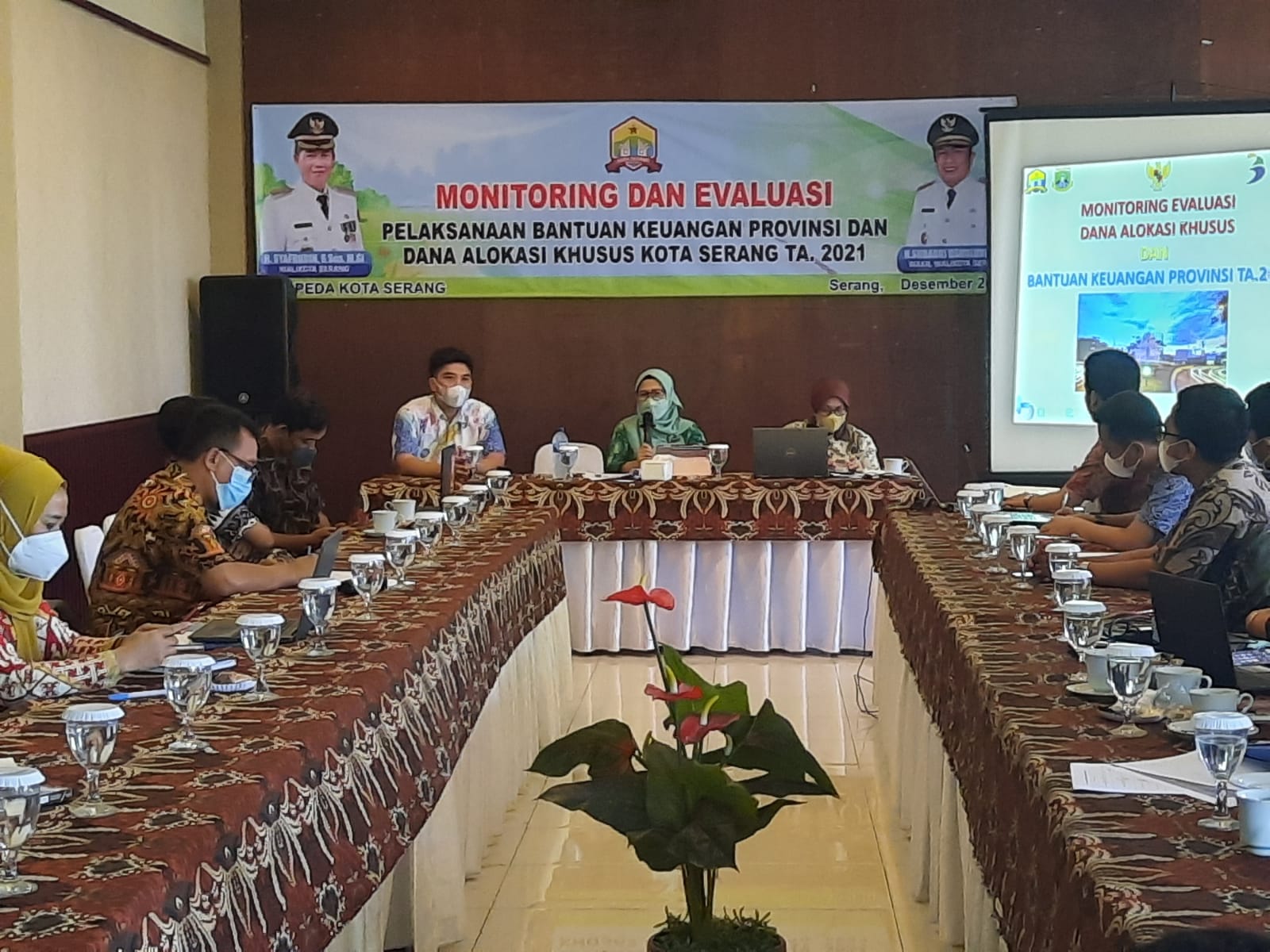 MONITORING DAN EVALUASI PELAKSANAN BANTUAN KEUANGAN PROVINSI DAN DAK KOTA SERANG 