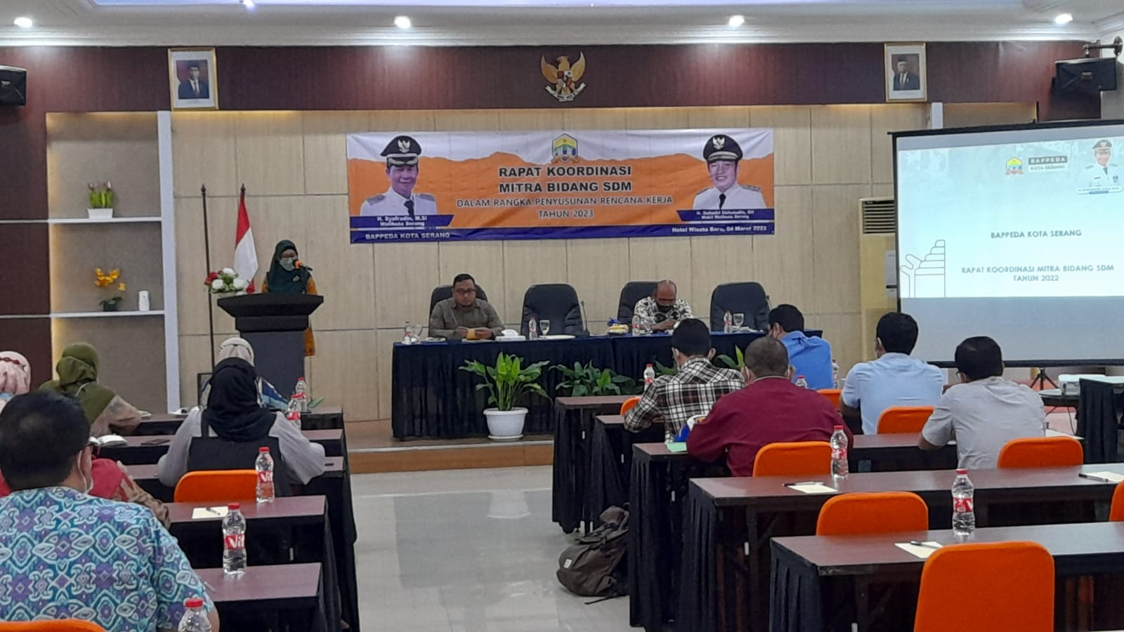 RAKORBID MITRA BIDANG SDM BAPPEDA KOTA SERANG TA. 2022