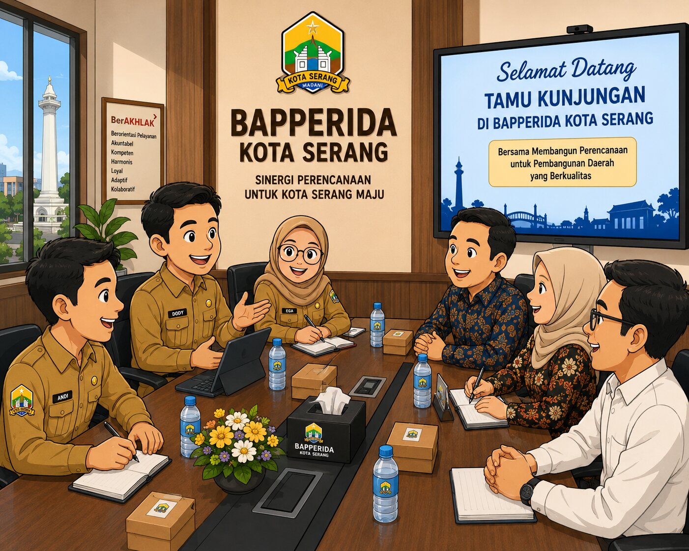 KUNJUNGAN TAMU