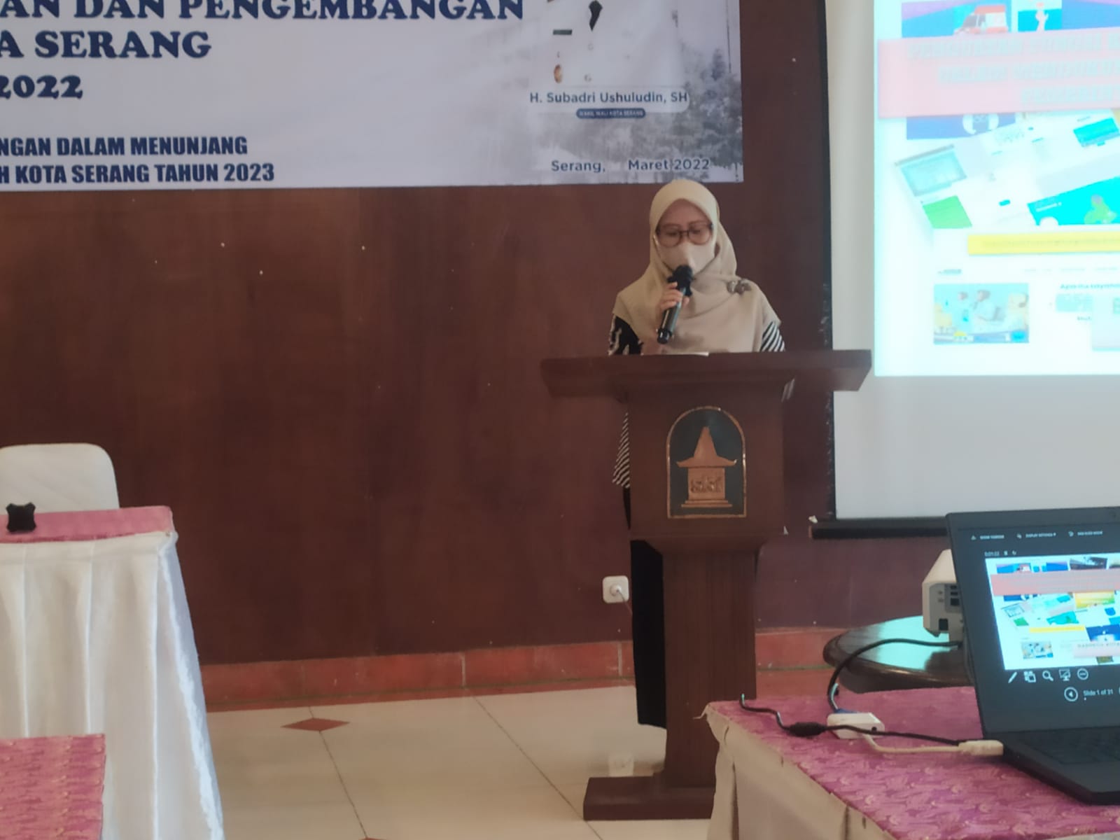 RAPAT KOORDINASI KELITBANGAN BAPPEDA KOTA SERANG TAHUN ANGGARAN 2022