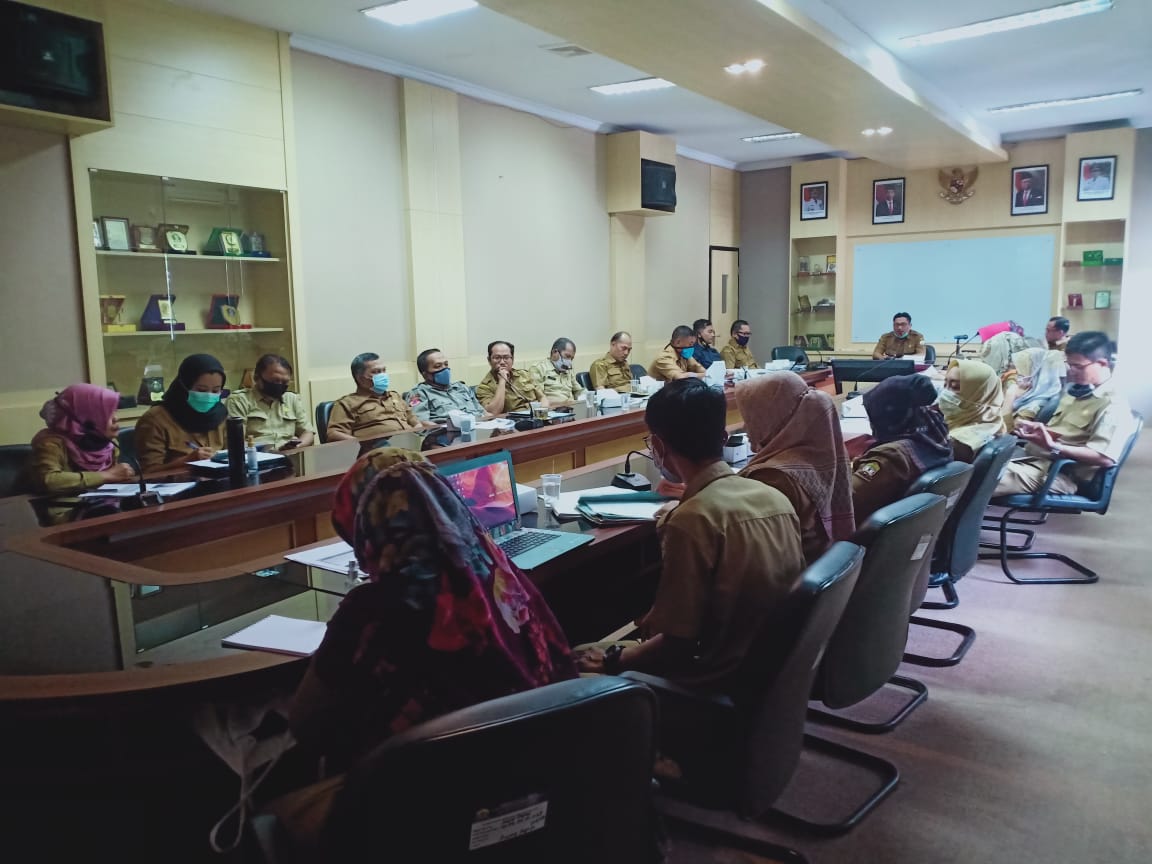 BAPPEDA KOTA SERANG RAPAT EVALUASI DATA INVENTARISASI INOVASI DAERAH 