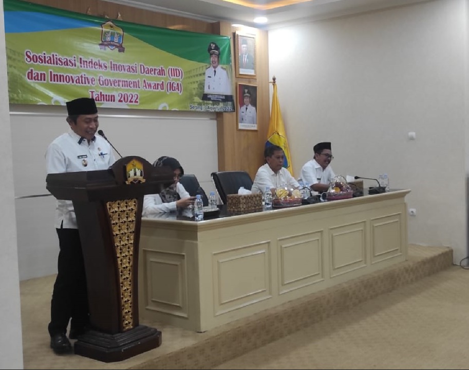 SOSIALISASI INDEKS INOVASI DAERAH IID DAN INNOVATIVE GOVERNMENT AWARD IGA TAHUN 2022