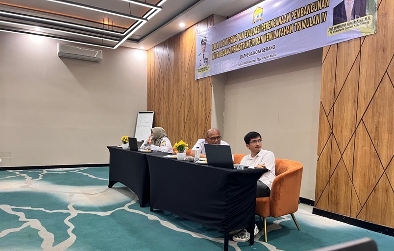 Rapat Monitoring dan Evaluasi Perencanaan Pembangunan Triwulan IV mitra bidang Infrastruktur dan Kewilayahan