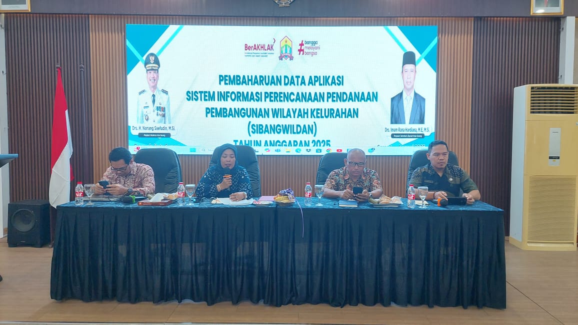 Pembaharuan data Aplikasi SIBANGWILDAN : Kecamatan Walantaka, Taktakan dan Curug