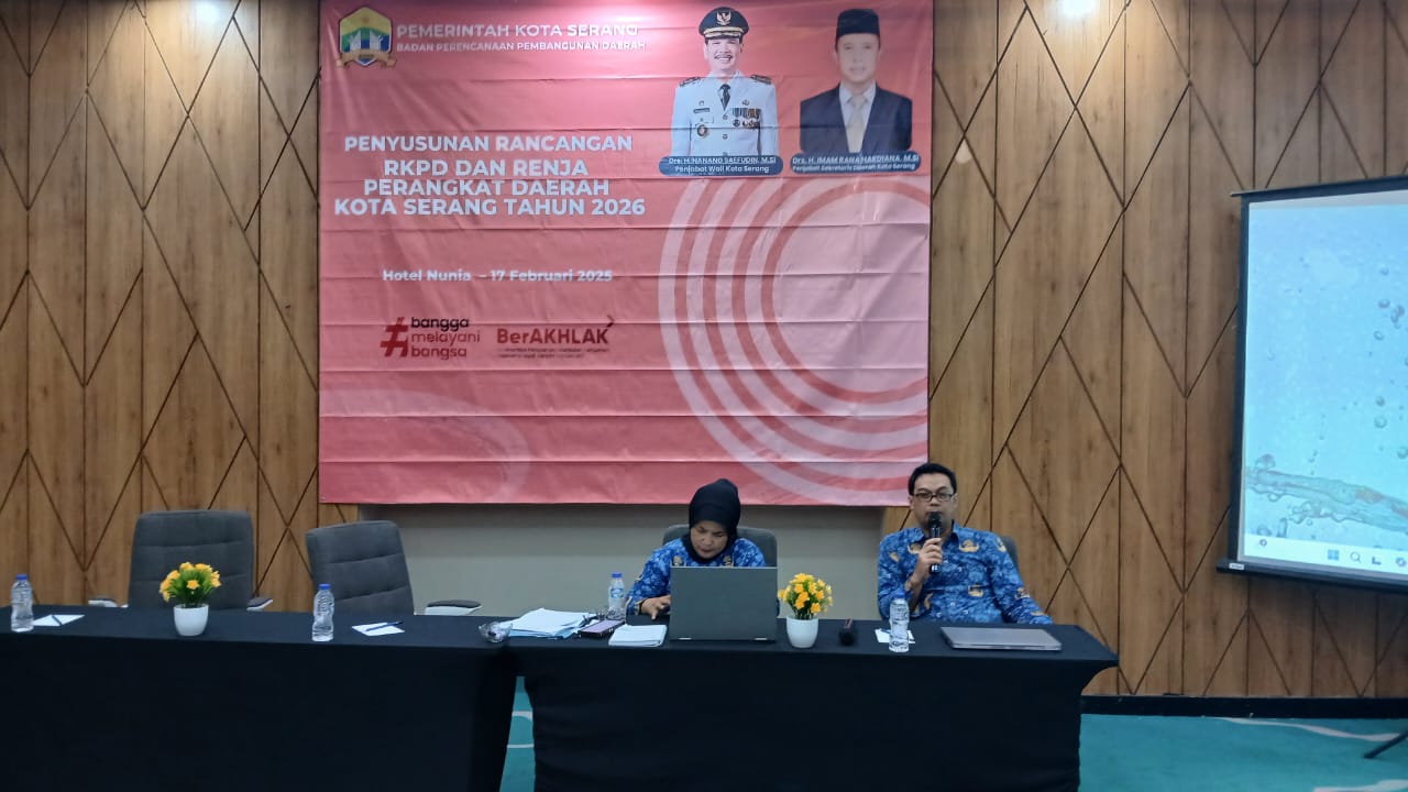 RAPAT PENYUSUNAN RANCANGAN RKPD DAN RENJA PERANGKAT DAERAH LINGKUP PEMERINTAH KOTA SERANG TAHUN 2026