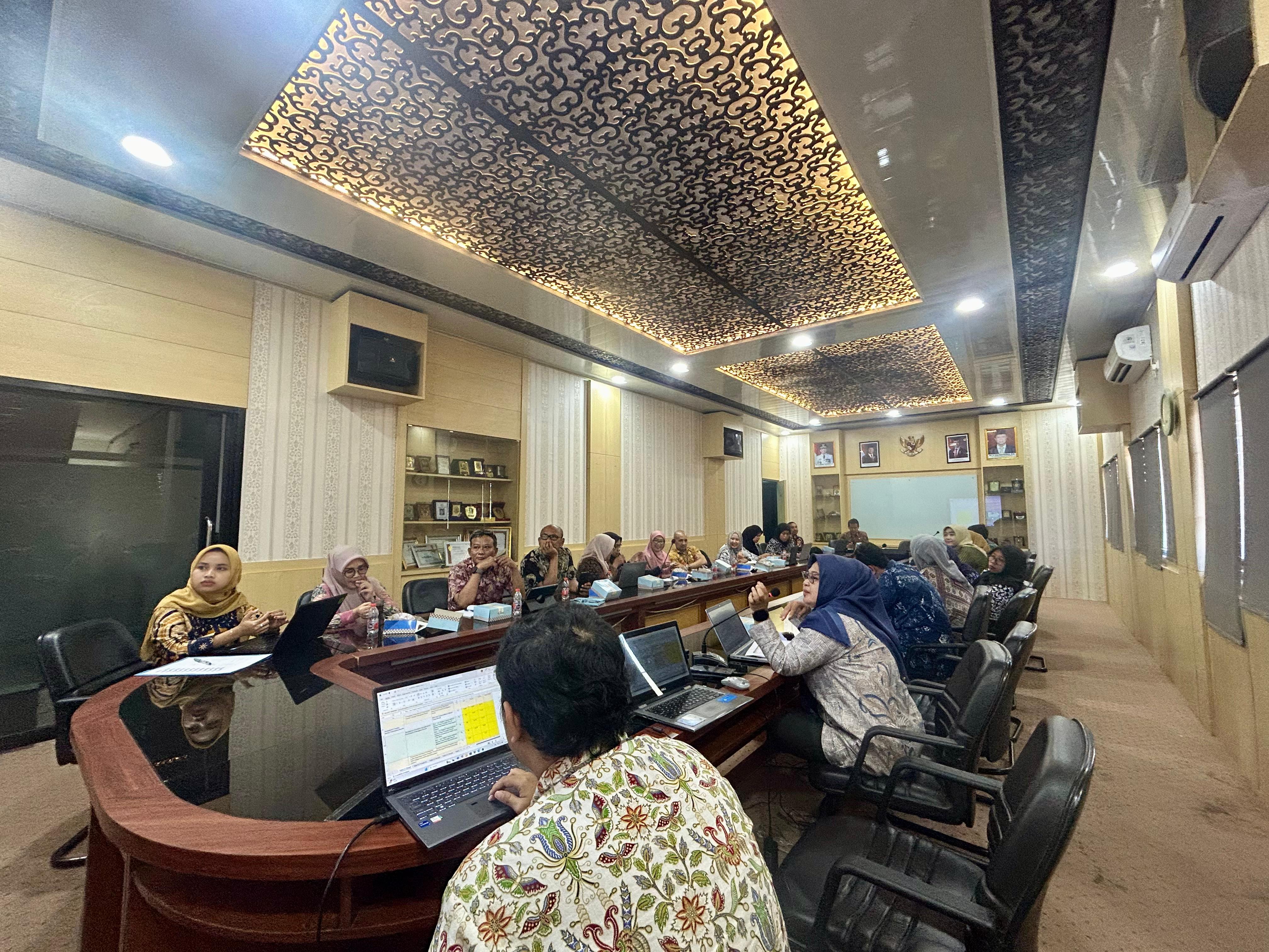 RAPAT PENGISIAN LKE AKIP BAPPEDA Kota Serang