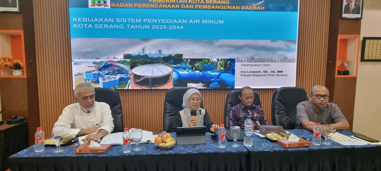 RAPAT KOORDINASI RENCANA PELAYANAN SPAM DALUNG/IKK SERANG