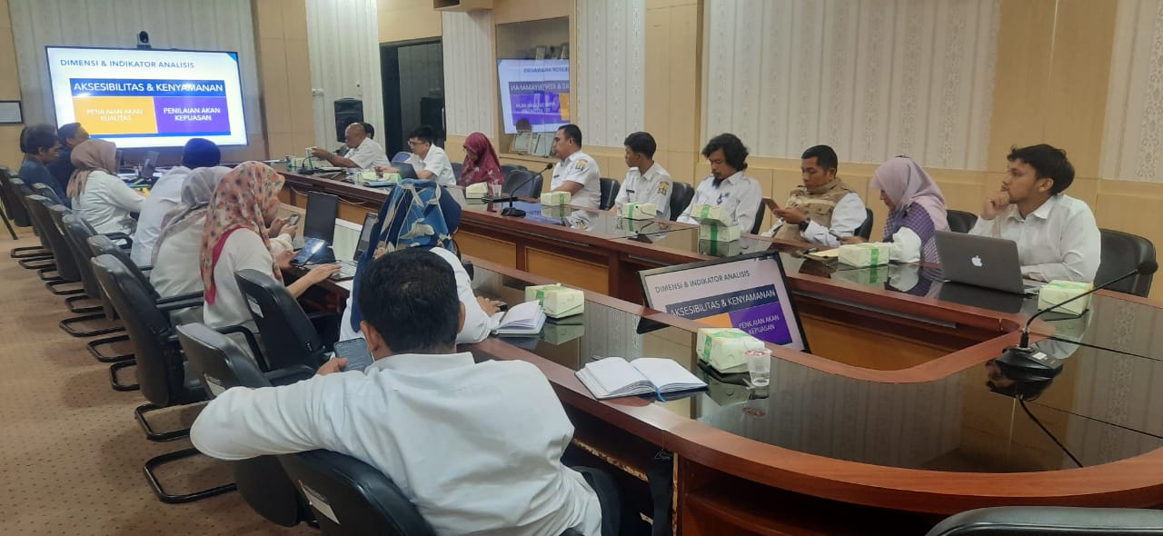 EXPOSE AWAL DOKUMEN INDEKS KEPUASAN LAYANAN INFRASTRUKTUR KOTA SERANG TAHUN 2025