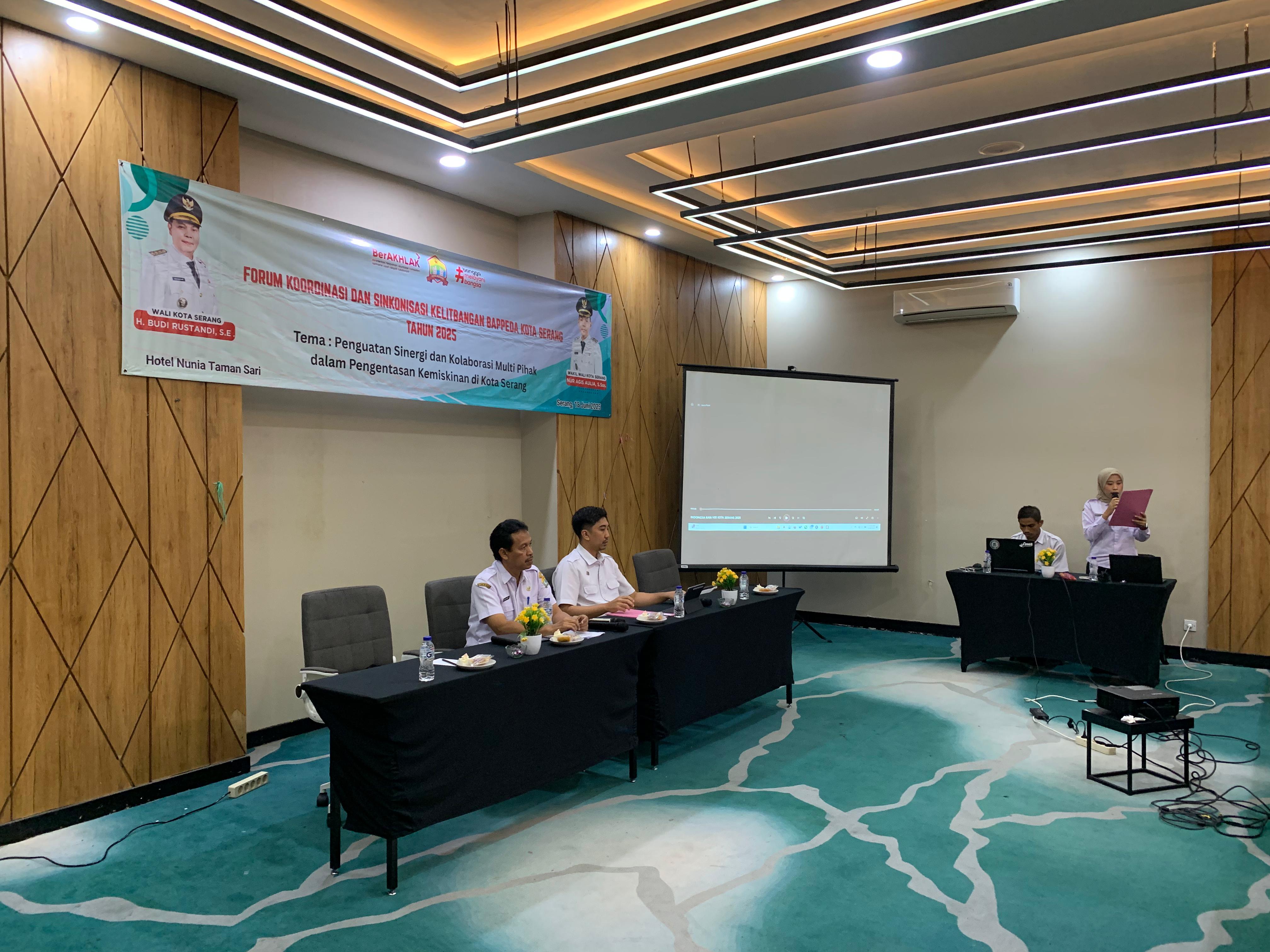 Forum Koordinasi Dan Sinkronisasi Kelitbangan Bappeda Kota Serang  Tahap I Tahun 2025