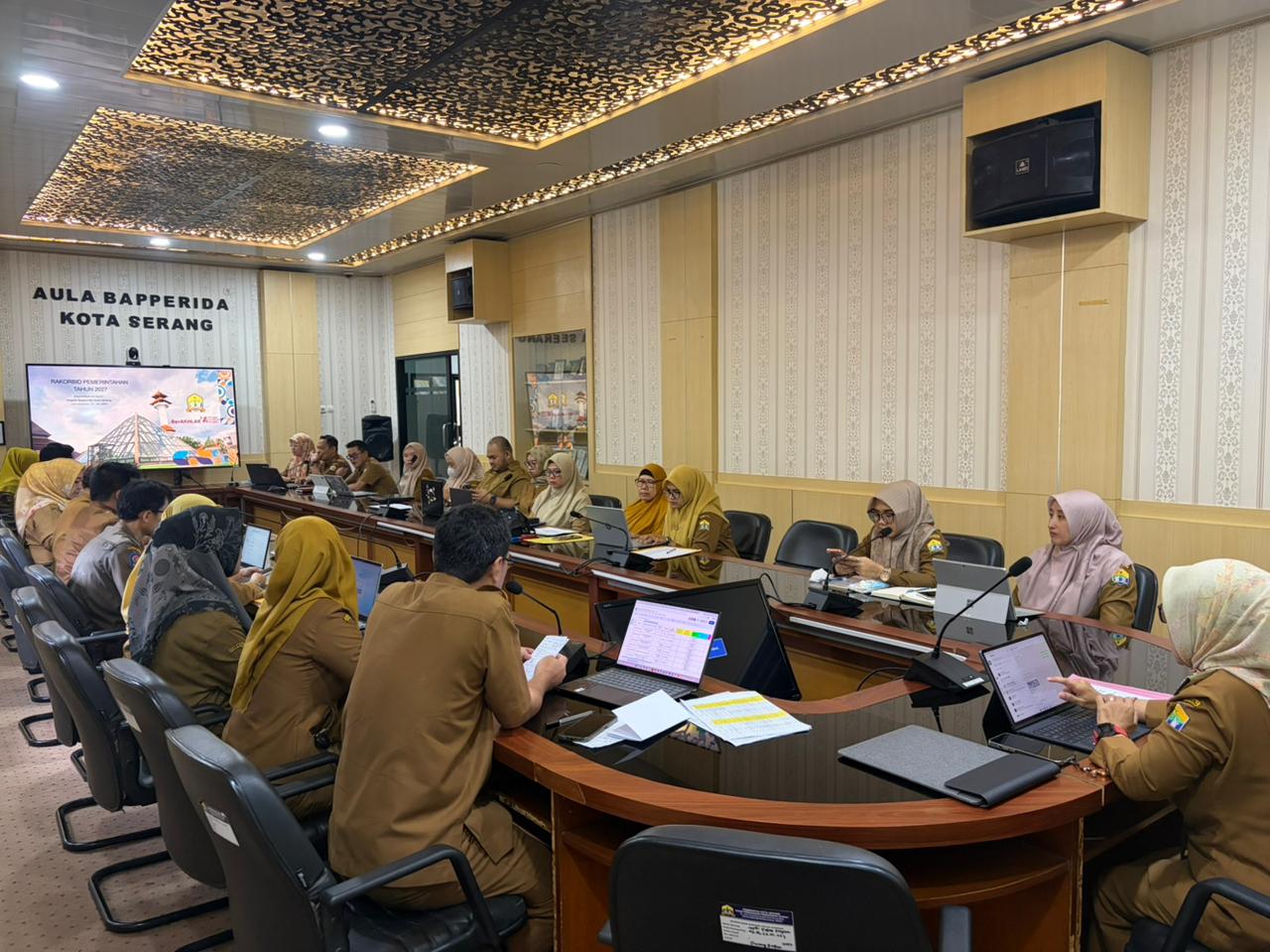 Rapat Koordinasi Perangkat Daerah Mitra Bidang Pemerintahan Bapperida Kota Serang Perkuat Sinergi Perencanaan Pembangunan